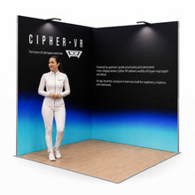 Load image into Gallery viewer,  QwikFRAME - Modular Exhibition Kit - 2x2 L Shape With Lights
