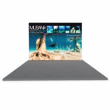 Load image into Gallery viewer, QwikFRAME 3x3 Backwall Fabric Pop Up Modular Exhibition Stand - 3D  Front View
