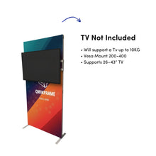 Load image into Gallery viewer, QwikFrame TV Stand Not Included2
