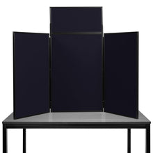 Load image into Gallery viewer, DisplayPro Senior Desktop Display Board - Black Frame - Black Fabric
