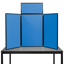 Load image into Gallery viewer, DisplayPro Senior Desktop Display Board - Black Frame - Blueberry Fabric
