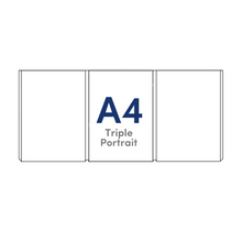 Load image into Gallery viewer, Triple Pocket Cable Display A4
