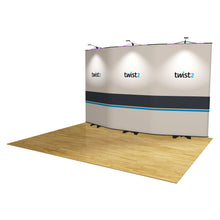 Load image into Gallery viewer, Twist2 Modular Display - Curved Back Wall - 4m x 3m
