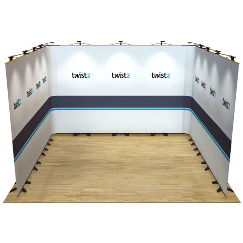 Twist2 Modular Display Stands - U Shape - 4m x 4m
