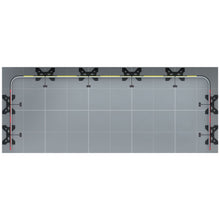 Load image into Gallery viewer, Twist2 Modular Display Stands - U Shape - 5m x 2m with End Caps - Top View
