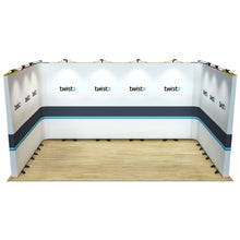 Load image into Gallery viewer, Twist2 Modular Display Stands - U Shape - 5m x 3m with End Caps
