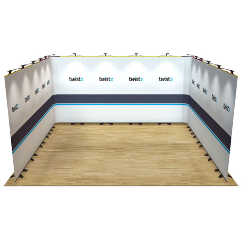 Twist2 Modular Display Stands - U Shape- 5m x 5m
