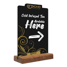 Load image into Gallery viewer, Counter table top chalkboard with custom shaped top
