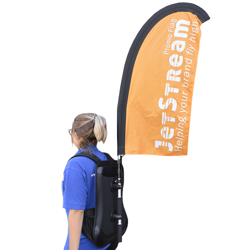 JetStream Backpack Flag - Feather