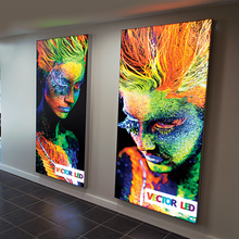 Load image into Gallery viewer, LED Fabric Lightboxes - Wall Mounted
