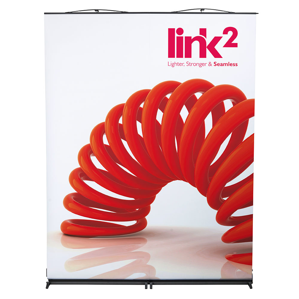 Link2 Roller Banner - Double | Double Linked Banner System – Display Wizard