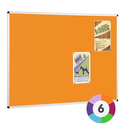 Adept ColourPlus Aluminium Framed Noticeboard