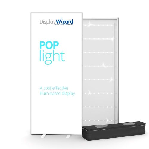 POPlight Backlit Banner Stand - 850mm x 2000mm